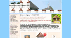 Desktop Screenshot of cupolas.com