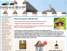 Tablet Screenshot of cupolas.com